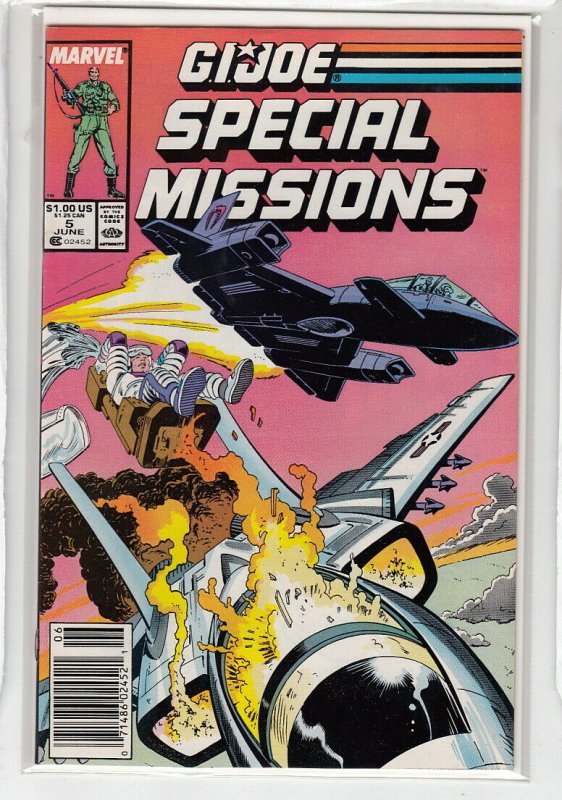 GI JOE: SPECIAL MISSIONS (1986 MARVEL) #5 VF A10783