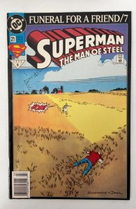 Superman: The Man of Steel #21 Newsstand Edition (1993)