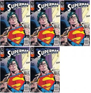 Action Comics #692 Newsstand Cover DC Comics - 5 Comics