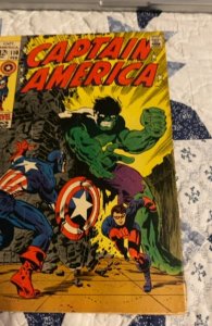 Captain America #110 (1969)vs the Hulk -Iconic Steranko cover