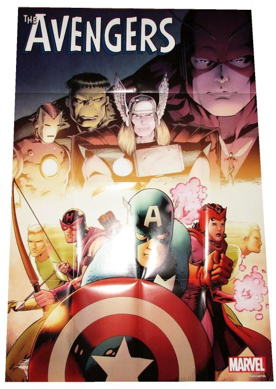 Avengers #1.1 Barry Kitson Folded Promo Poster (24 x 36) - New!