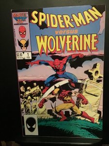 Spider-Man vs. Wolverine #1 (1987) high-grade giant size key VF+ Wow