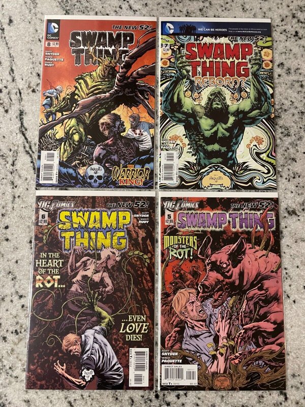 4 Swamp Thing DC New 52 Comic Books # 5 6 7 8 NM 1st Prints Batman 73 J801 