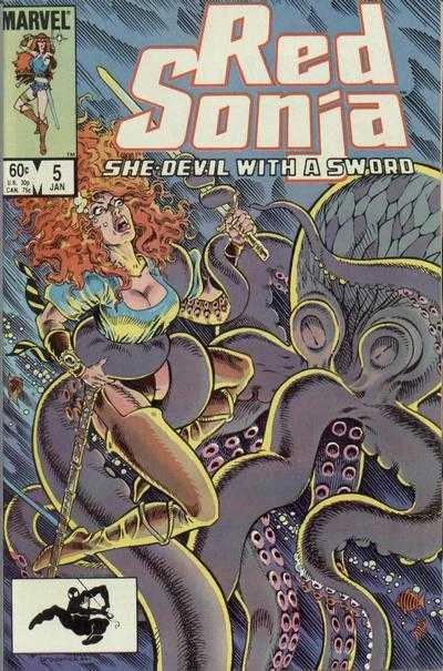 Red Sonja (Aug 1983 series) #5, VF+ (Stock photo)