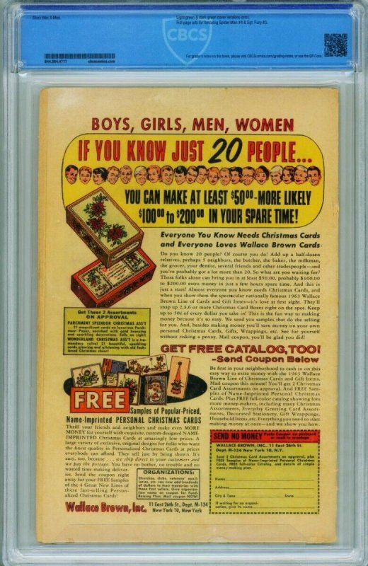 X-MEN #1 CBCS 2.5-First issue-Marvel Key comic book Silver-Age