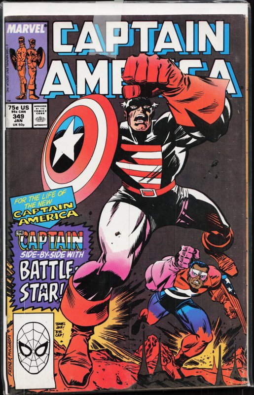 Captain America #349 (1989) Captain America