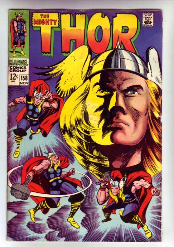 Thor, the Mighty #158 (Nov-68) FN+ Mid-High-Grade Thor