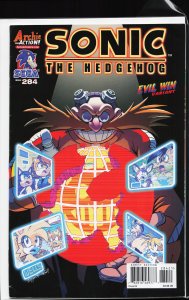 Sonic the Hedgehog #284 Variant Cover (2016) Sonic the Hedgehog