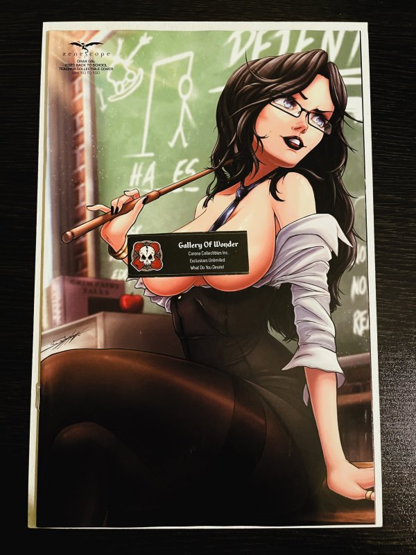 ZENESCOPE #1 DRAX GAL BACK TO SCHOOL Z-RATED COLLECTIBLE COVER LTD 100 NM+