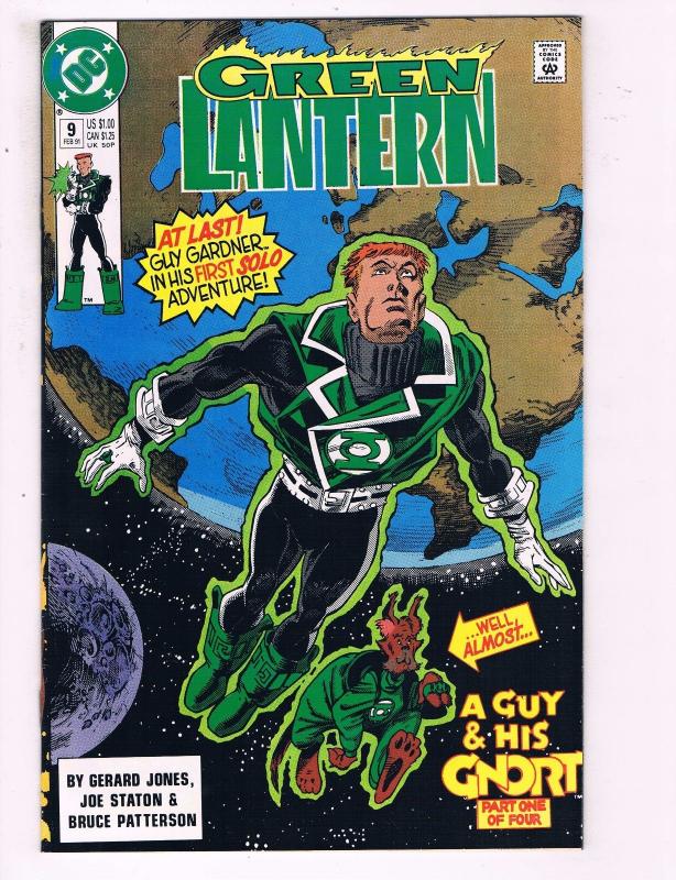 Green Lantern #9 VF DC Comics Comic Book Jones Hal Jordan Guy Gardner 1990 DE12