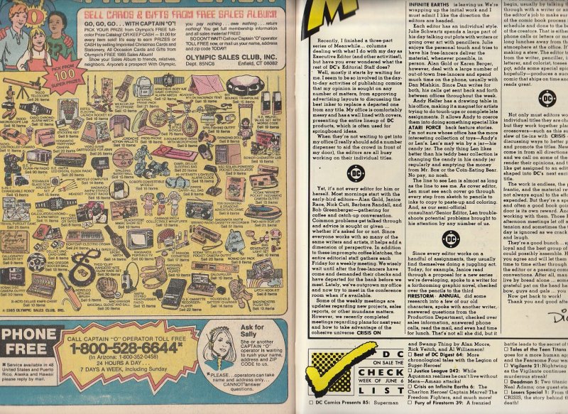 Crisis on Infinite Earths #2,3,5,6,7