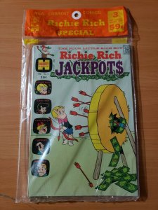 1973 Harvey 3 Pack Sealed Richie Rich Bank Book #3, Jackpots #3 & Diamonds #4