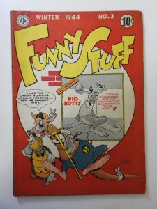 Funny Stuff #3 (1944) GD Condition! Centerfold detached