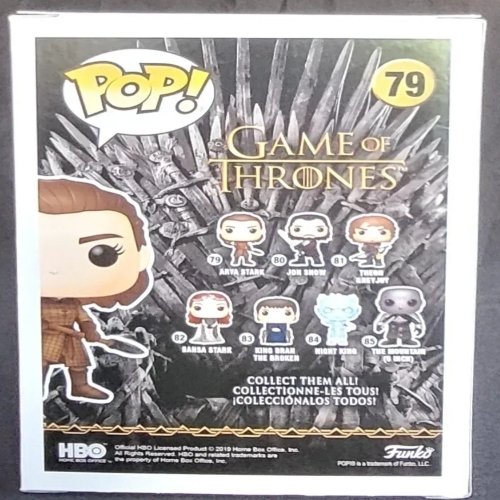 Funko Pop - Arya Stark #79 Game of Thrones with Double Sided Spear & Stacks Case