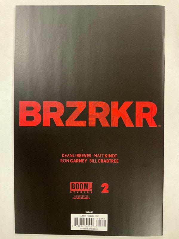BRZRKR #2 Cover F (2021)