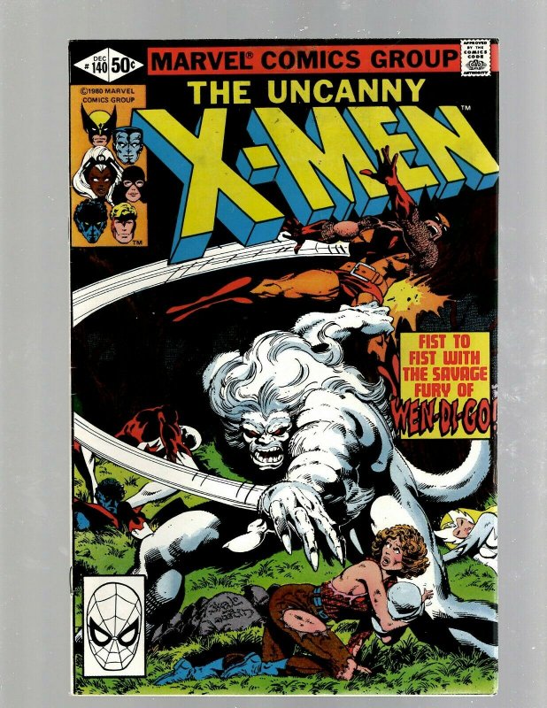 (Uncanny) X-Men # 140 VF Marvel Comic Book Beast Angel Cyclops Magneto SM19