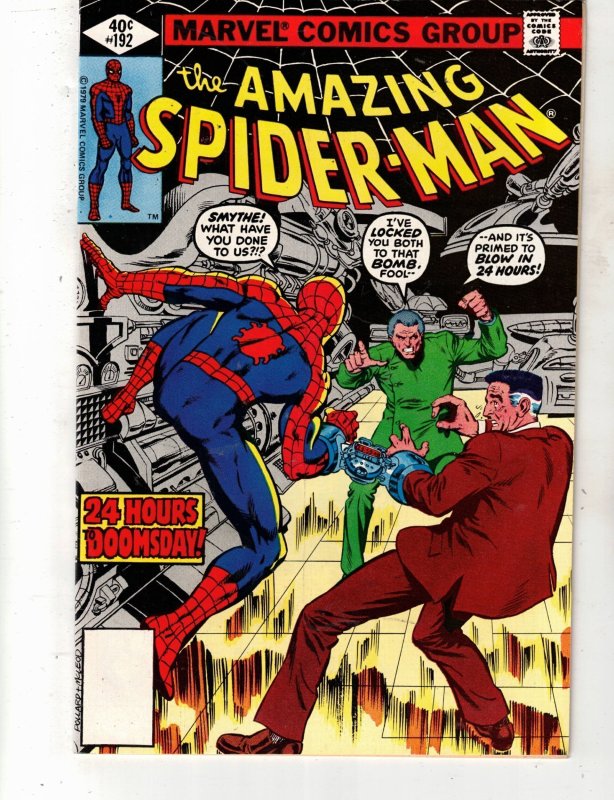 The Amazing Spider-Man #192 1979 NM PRICE DROP! Death Spencer Smythe Black Cover