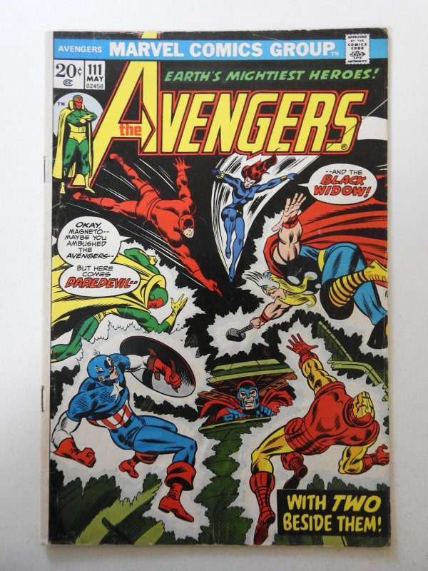 The Avengers #111 (1973) VG- Condition! Moisture wrinkle