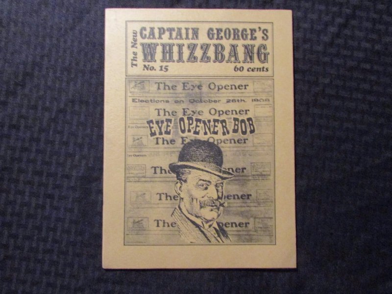 1973 Captain Georges WHIZZBANG Fanzine #15 FVF 7.0 Tarzan B-Westerns