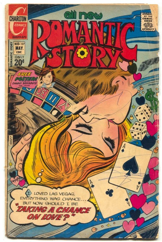 Romantic Story #127 1973- Charlton- Gambling cover G