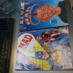 Mad Magazine 337 & 340 Ec Comics Lot Run Set Collection batman and robin cover