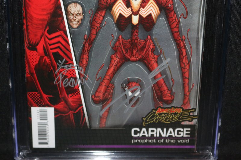Absolute Carnage #1 - Cates, Stegman, Tyler Christopher CGC Signature 9.8 - 2019 