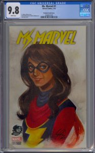 MS. MARVEL #1 CGC 9.8 PHANTOM VARIANT COVER 7005 