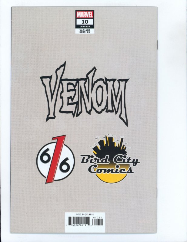 Venom #10 Parrillo retailer exclusive variant