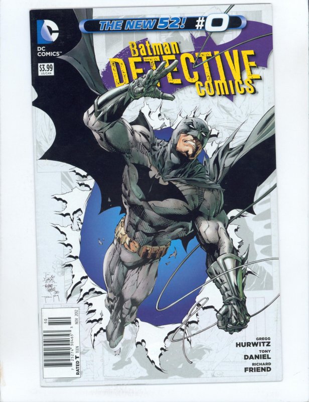 Detective Comics #0 HTF Modern Newsstand Edition (2012)