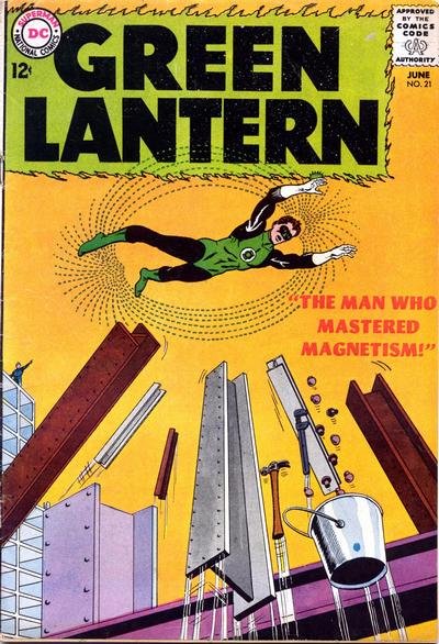 Green Lantern #21 (VG-) stock photo / 001