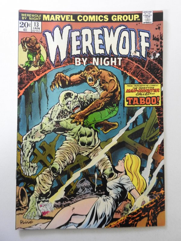 Werewolf by Night #13 (1974) VG Condition