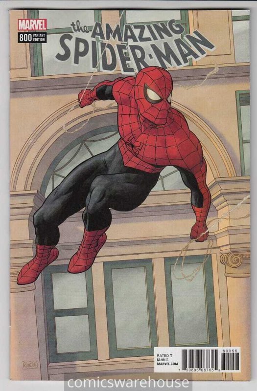 AMAZING SPIDER-MAN (2017 MARVEL) #800 VARIANT PAOLO RIVERA NM BGPPUA