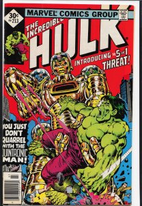 The Incredible Hulk #213 (1977) Hulk