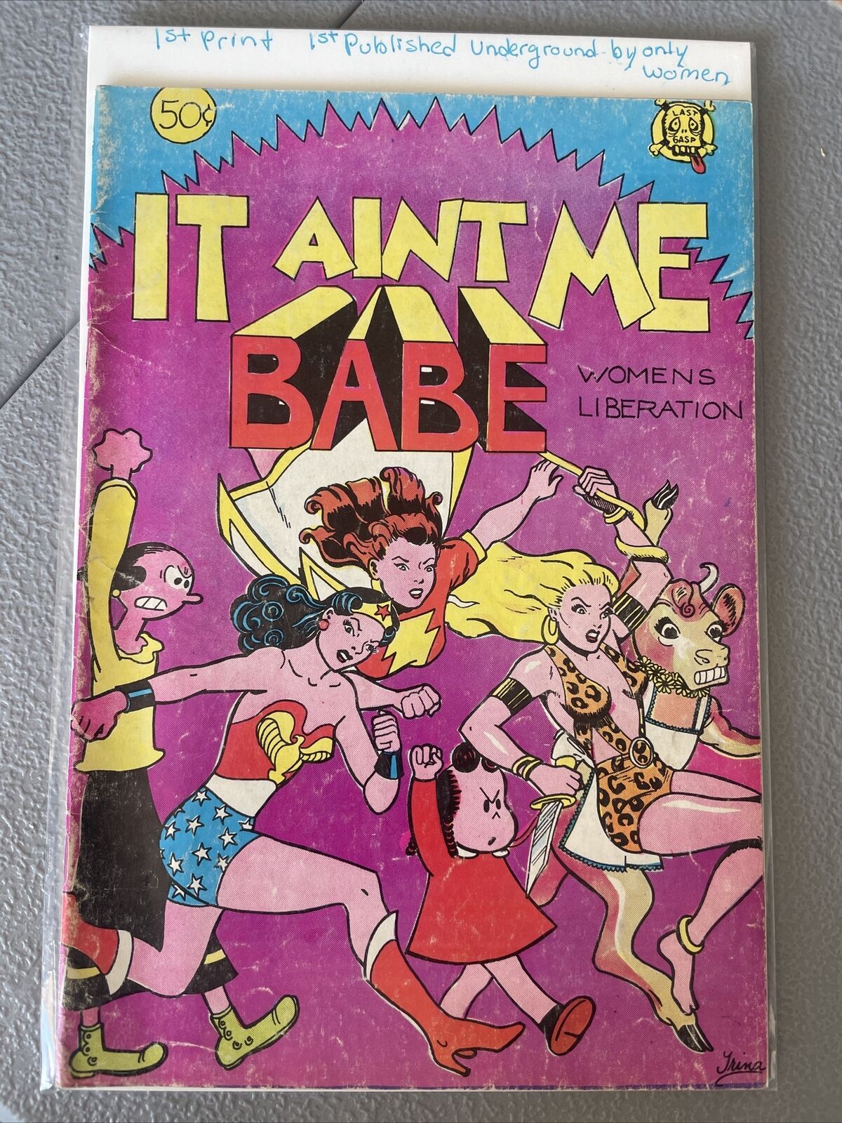 It Aint Me Babe 1 1st Print 1st Published Underground By Only Women Comic Books Bronze Age