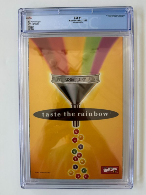 XSE #1 CGC 9.8 Variant Cover NEWSSTAND Marvel Comics 1996 X-Men 1st Hecat'e