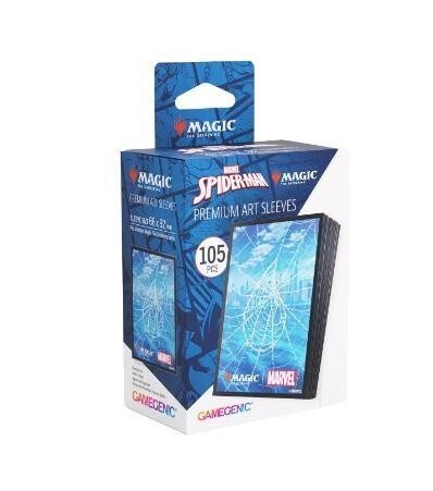 MTG Marvel's Spider-Man Premium Art Sleeves Island By Gamegenic