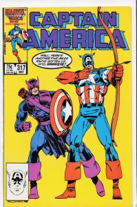 Captain America #317 (1986) Captain America