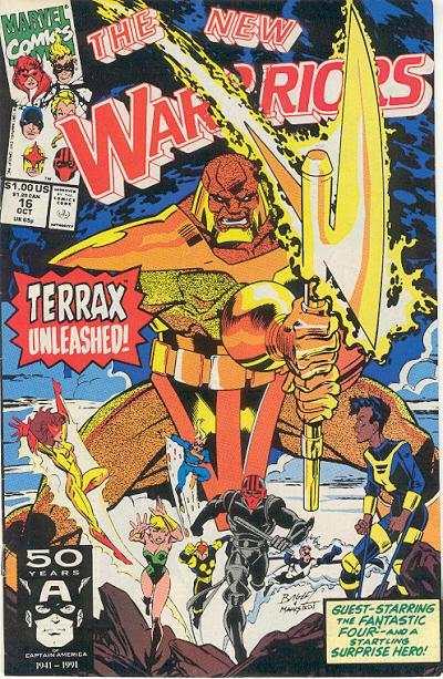 New Warriors (1990 series) #16, NM- (Stock photo)