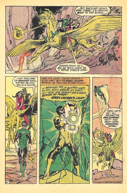 GREEN LANTERN #83 (Apr1971) 8.0 VF  Denny O'Neil!  Neal Adams!  BLACK CA...