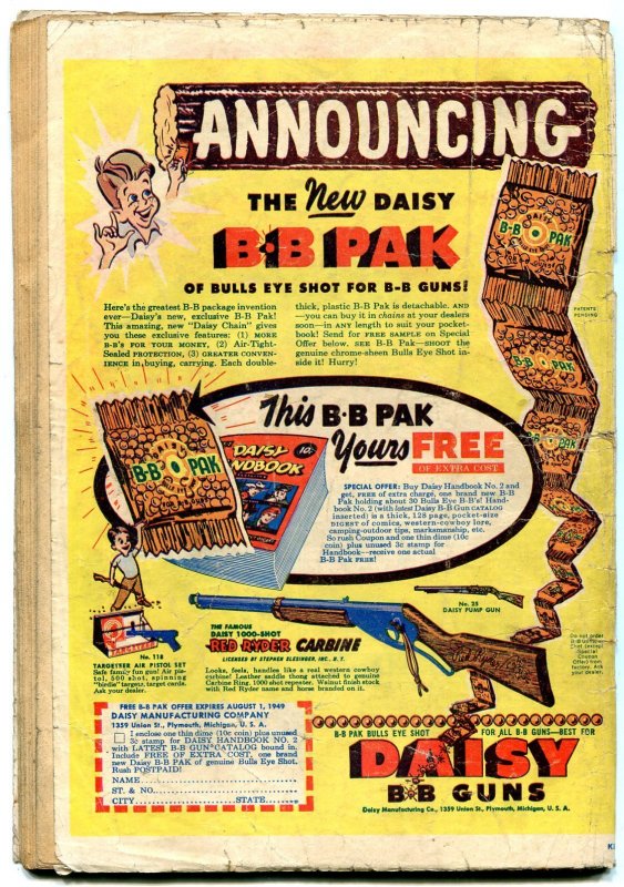 Kerry Drake Detective Cases #14  1949 - Harvey  -G/VG - Comic Book