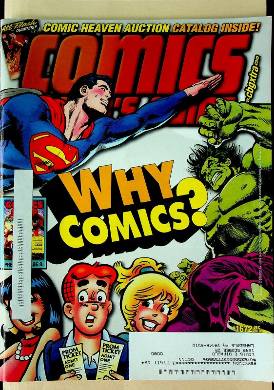 Comic Buyer's Guide #1672 Dec 2010 - Krause Publications