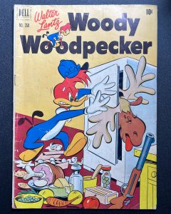 Four Color Woody Woodpecker #350 (1951) Golden Age 10 Cent - GD+