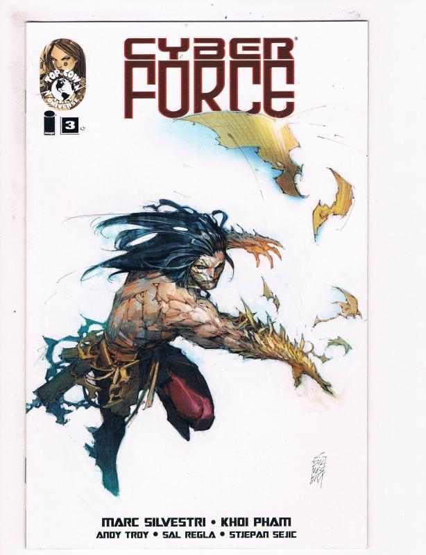 Cyber Force # 3 NM Variant Cover Image Comic Book Top Cow Universe Silvestri S71