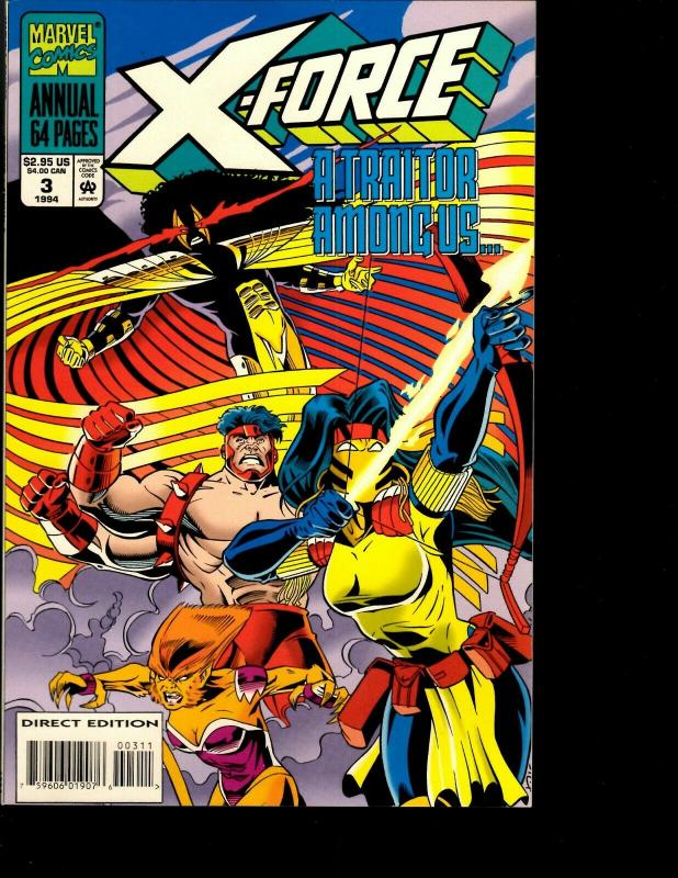 11 Comics X-Men #1 Death X-Man #1 3 4 Power +Evil +22 +Exodus X-Force # 1 3 JF24