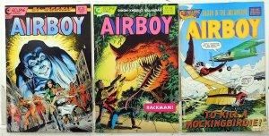 Airboy Lot of 3 #14, 44, 45 (1987) Eclipse Comics Valkyrie 1st Print Comic Books