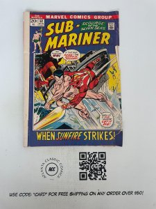 Prince Namor Sub-Mariner # 52 VG- Marvel Comic Book Dr. Doom Hulk Thor 13 J224