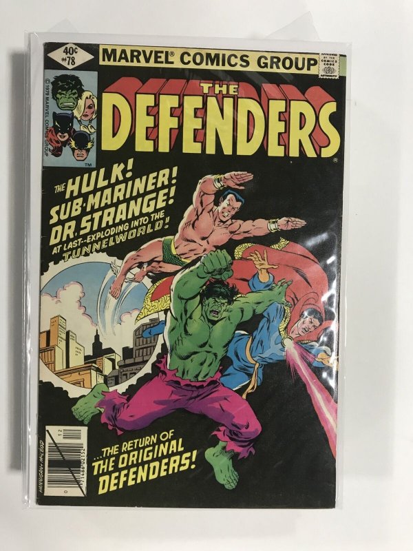 The Defenders #78 (1976) FN3B120 FN FINE 6.0