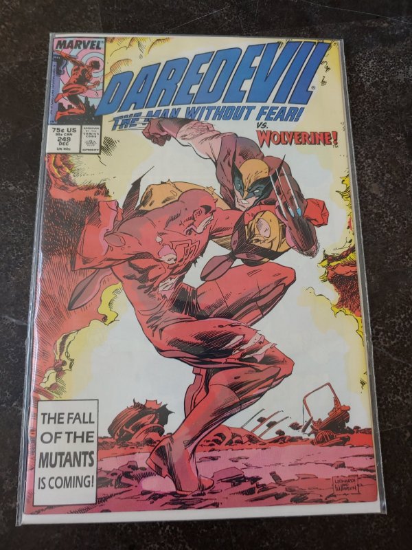 ​DAREDEVIL #249 VS. WOLVERINE NM