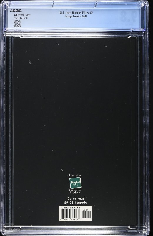 G.I. Joe: Battle Files #2 (2002) Graded CGC 9.8