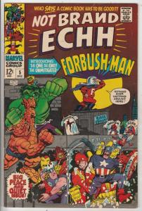 Not Brand Echh #5 (Dec-67) VF/NM High-Grade Thor, Hulk, Captain America